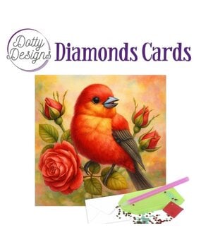 Find It Trading Diamond Cards Set Scarlet Rose Songbird (DDDC1220)