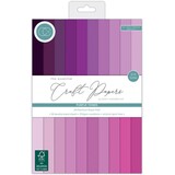 Craft Consortium The Essentials A4 Premium Cardstock Pad Purple Tones (CCCPAD003)