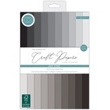 Craft Consortium The Essentials A4 Premium Cardstock Pad Grey Tones (CCCPAD007)