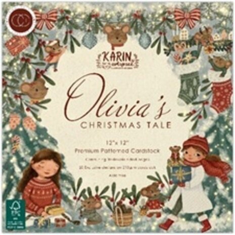 Craft Consortium Olivia's Christmas Tale 12x12 Inch Premium Paper Pad (CCPPAD050) Craft Consortium Olivia's Christmas Tale 12x12 Inch Premium Paper Pad (CCPPAD050)