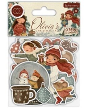 Craft Consortium Olivia's Christmas Tale Premium Ephemera Set (CCEPH016) Craft Consortium Olivia's Christmas Tale Premium Ephemera Set (CCEPH016)