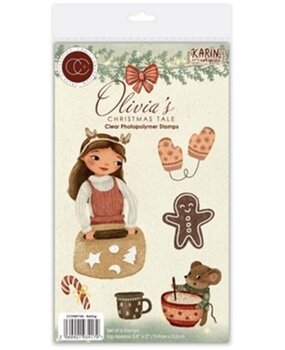Craft Consortium Olivia's Christmas Tale A6 Clear Stamps Baking (CCSTMP104) Craft Consortium Olivia's Christmas Tale A6 Clear Stamps Baking (CCSTMP104)