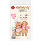 Craft Consortium Gingerbread Party Clear Stamp Baking Crew (CCLSTMP009)