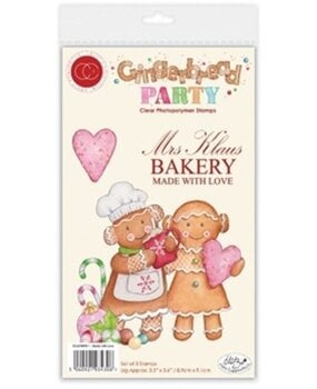 Craft Consortium Gingerbread Party Clear Stamp Baking Crew (CCLSTMP009) Craft Consortium Gingerbread Party Clear Stamp Baking Crew (CCLSTMP009)