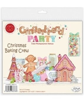 Craft Consortium Gingerbread Party Clear Stamp Cookie Tester (CCLSTMP010) Craft Consortium Gingerbread Party Clear Stamp Cookie Tester (CCLSTMP010)