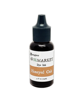 Ranger 49 & Market Dye Ink Reinkers Honeyed Oak (FMI95378) Ranger 49 & Market Dye Ink Reinkers Honeyed Oak (FMI95378)