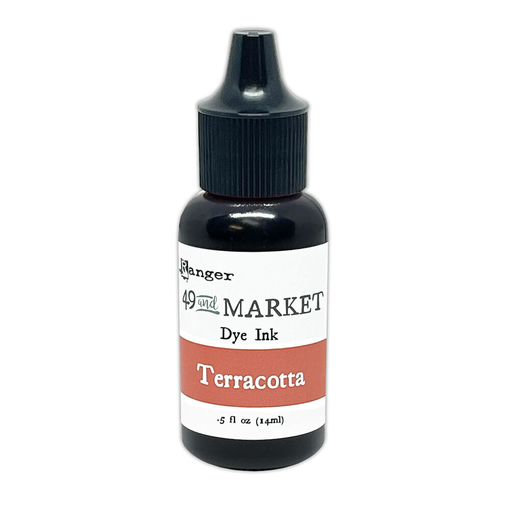 Ranger 49 & Market Dye Ink Reinkers Terracotta (FMI95415) Ranger 49 & Market Dye Ink Reinkers Terracotta (FMI95415)