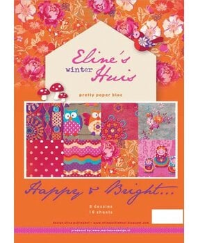 Marianne Design Eline's Huis Winter A4 Pretty Papers Bloc (PB7035) Marianne Design Eline's Huis Winter A4 Pretty Papers Bloc (PB7035)