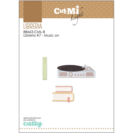 Impronte d'Autore Libreria #7 Music On Dies (88663-CML-B) Impronte d'Autore Libreria #7 Music On Dies (88663-CML-B)