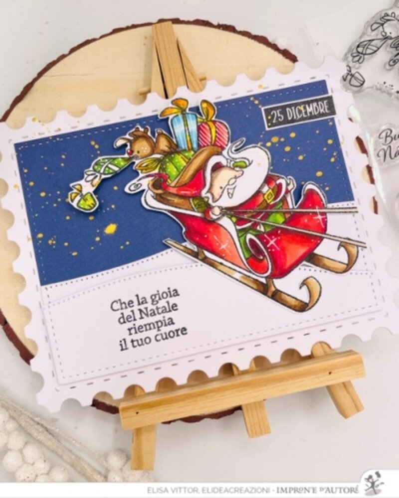 Impronte d'Autore Christmas Journey Clear Stamp (2727-CLEM-D) Impronte d'Autore Christmas Journey Clear Stamp (2727-CLEM-D)