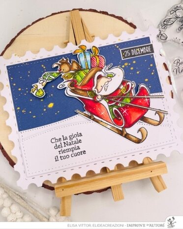 Impronte d'Autore Christmas Journey Clear Stamp (2727-CLEM-D) Impronte d'Autore Christmas Journey Clear Stamp (2727-CLEM-D)