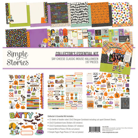 Simple Stories Say Cheese Classic Mouse Halloween Collectors Essential Kit (27201) Simple Stories Say Cheese Classic Mouse Halloween Collectors Essential Kit (27201)