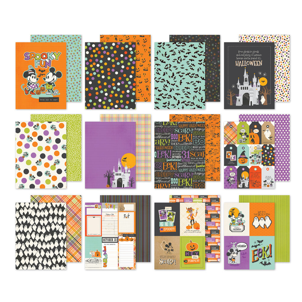 Simple Stories Say Cheese Classic Mouse Halloween 6x8 Inch Pad (27216) Simple Stories Say Cheese Classic Mouse Halloween 6x8 Inch Pad (27216)