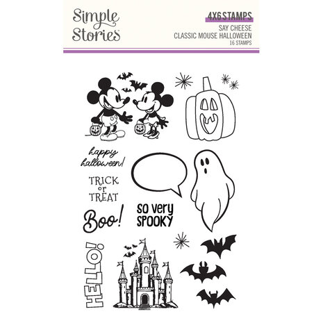 Simple Stories Say Cheese Classic Mouse Halloween Stamps (27217) Simple Stories Say Cheese Classic Mouse Halloween Stamps (27217)