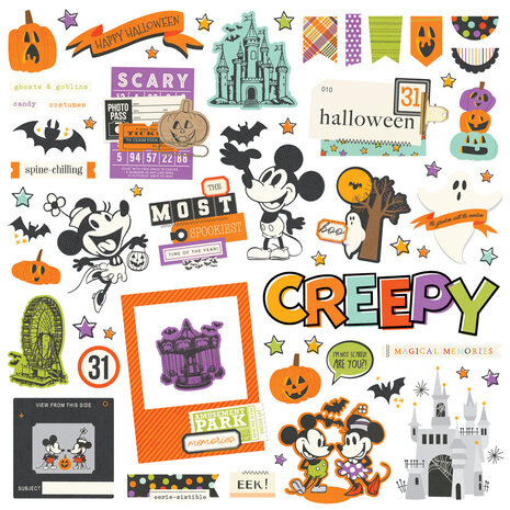 Simple Stories Say Cheese Classic Mouse Halloween Chipboard Pieces (27218) Simple Stories Say Cheese Classic Mouse Halloween Chipboard Pieces (27218)