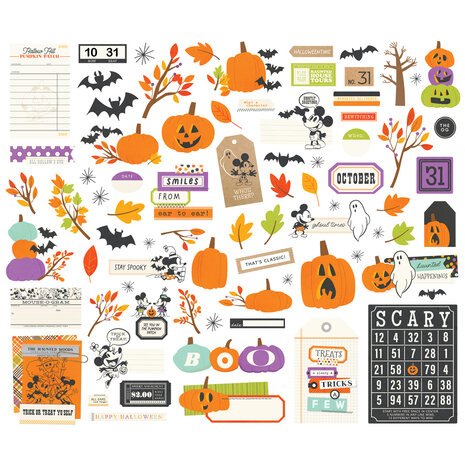 Simple Stories Say Cheese Classic Mouse Halloween Journal Bits (27220) Simple Stories Say Cheese Classic Mouse Halloween Journal Bits (27220)