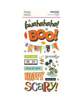 Simple Stories PRE-ORDER Say Cheese Classic Mouse Halloween Foam Stickers (27221) Simple Stories PRE-ORDER Say Cheese Classic Mouse Halloween Foam Stickers (27221)
