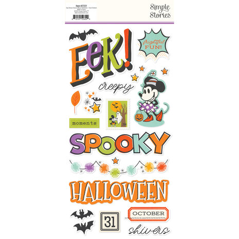 Simple Stories Say Cheese Classic Mouse Halloween Foam Stickers (27221) Simple Stories Say Cheese Classic Mouse Halloween Foam Stickers (27221)