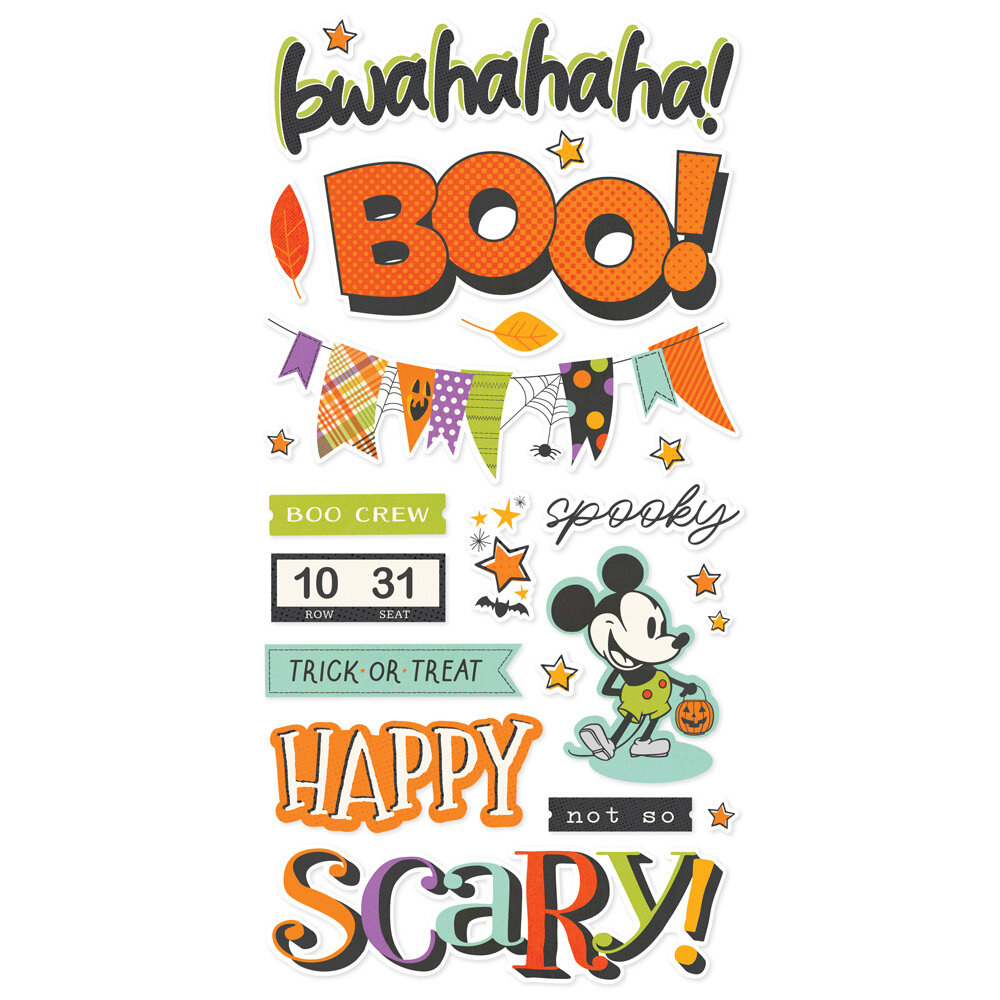 Simple Stories Say Cheese Classic Mouse Halloween Foam Stickers (27221) Simple Stories Say Cheese Classic Mouse Halloween Foam Stickers (27221)