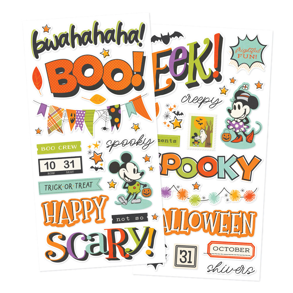 Simple Stories Say Cheese Classic Mouse Halloween Foam Stickers (27221) Simple Stories Say Cheese Classic Mouse Halloween Foam Stickers (27221)