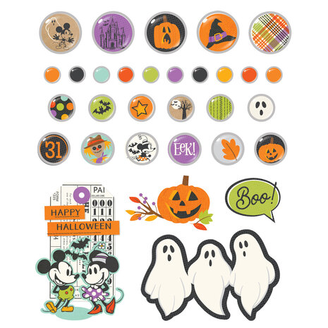Simple Stories Say Cheese Classic Mouse Halloween Decorative Brads (27222) Simple Stories Say Cheese Classic Mouse Halloween Decorative Brads (27222)