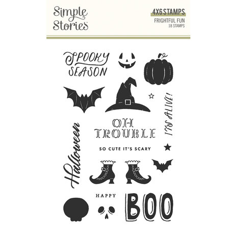Simple Stories Frightful Fun Stamps (27309) Simple Stories Frightful Fun Stamps (27309)