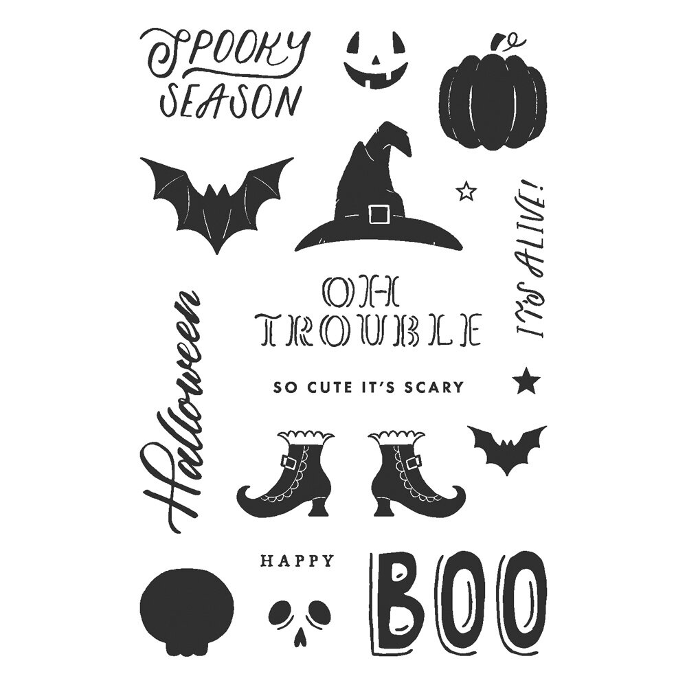 Simple Stories Frightful Fun Stamps (27309) Simple Stories Frightful Fun Stamps (27309)