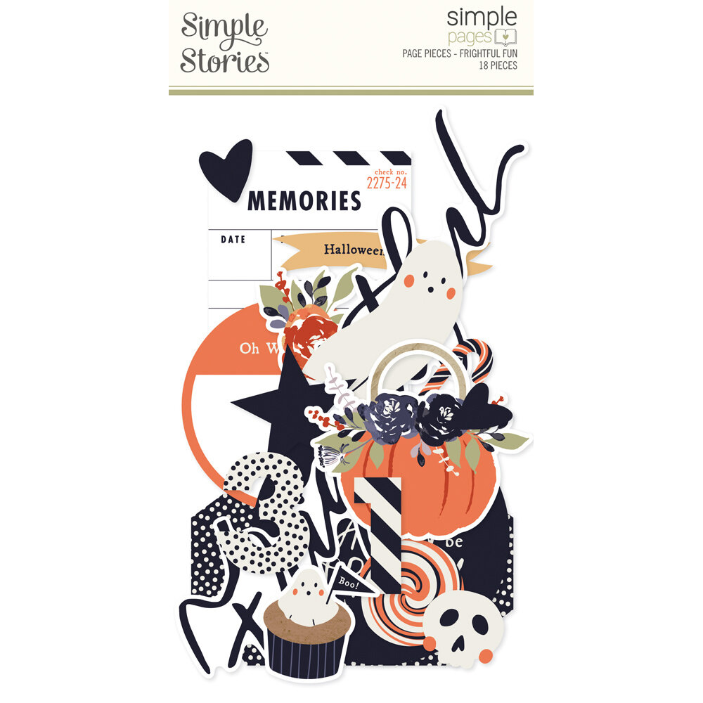 Simple Stories Frightful Fun Simple Pages Pieces (27314) Simple Stories Frightful Fun Simple Pages Pieces (27314)