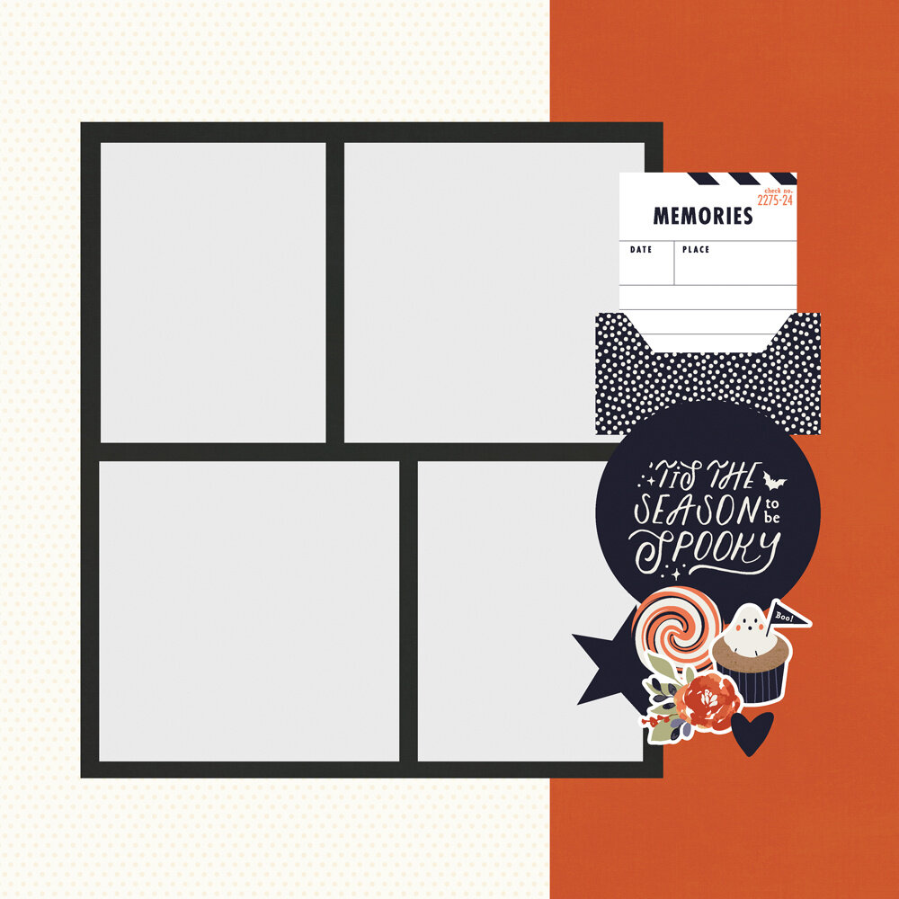 Simple Stories Frightful Fun Simple Pages Pieces (27314) Simple Stories Frightful Fun Simple Pages Pieces (27314)