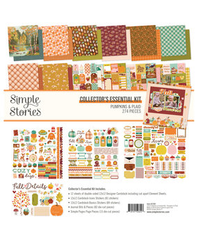 Simple Stories PRE-ORDER Pumpkins & Plaid Collectors Essential Kit (27401) Simple Stories PRE-ORDER Pumpkins & Plaid Collectors Essential Kit (27401)