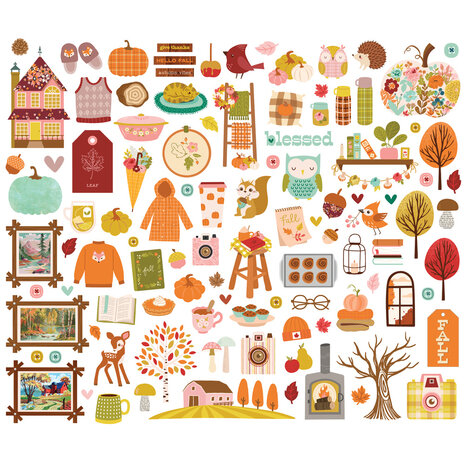 Simple Stories Pumpkins & Plaid Bits & Pieces (27419) Simple Stories Pumpkins & Plaid Bits & Pieces (27419)