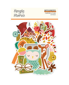Simple Stories Pumpkins & Plaid Bits & Pieces (27419) Simple Stories Pumpkins & Plaid Bits & Pieces (27419)