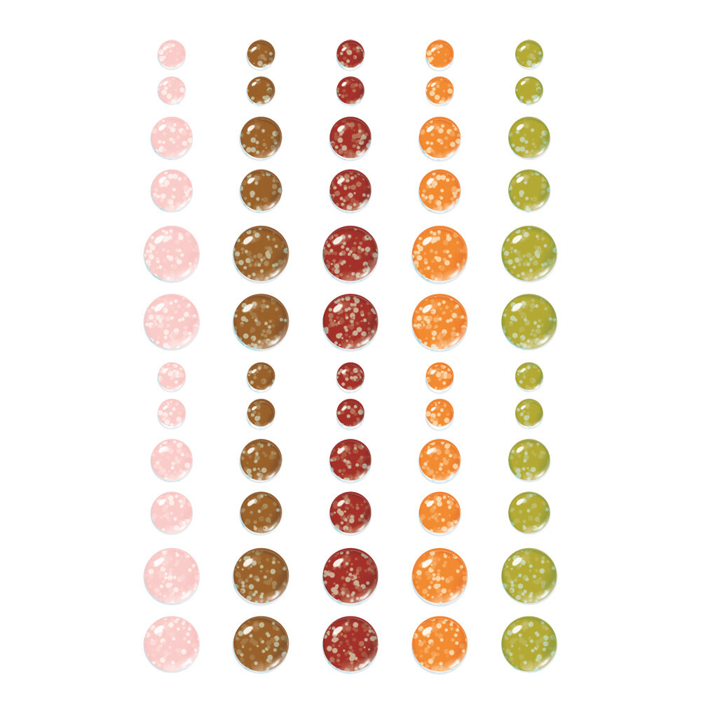 Simple Stories Pumpkins & Plaid Glitter Enamel Dots (27424) Simple Stories Pumpkins & Plaid Glitter Enamel Dots (27424)