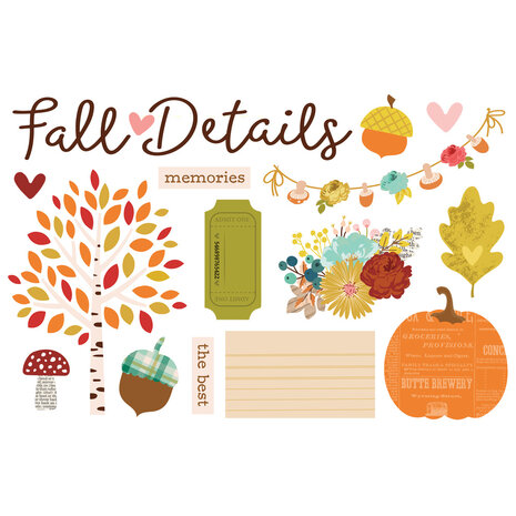Simple Stories Pumpkins & Plaid Simple Pages Pieces (27425) Simple Stories Pumpkins & Plaid Simple Pages Pieces (27425)