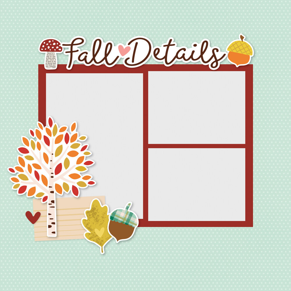 Simple Stories Pumpkins & Plaid Simple Pages Pieces (27425) Simple Stories Pumpkins & Plaid Simple Pages Pieces (27425)