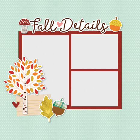 Simple Stories Pumpkins & Plaid Simple Pages Pieces (27425) Simple Stories Pumpkins & Plaid Simple Pages Pieces (27425)