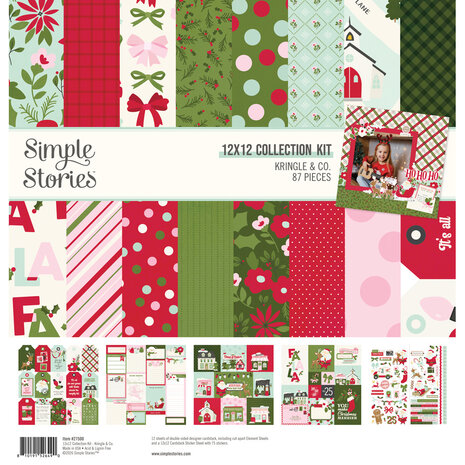 Simple Stories Kringle & Co. 12x12 Inch Collection Kit (27500)