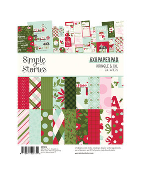 Simple Stories PRE-ORDER Kringle & Co. 6x8 Inch Pad (27516) Simple Stories PRE-ORDER Kringle & Co. 6x8 Inch Pad (27516)