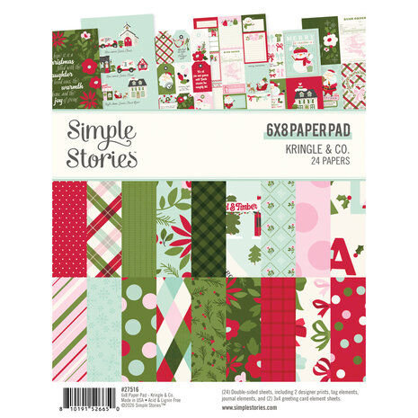 Simple Stories Kringle & Co. 6x8 Inch Pad (27516)