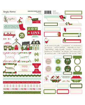 Simple Stories Kringle & Co. Cardstock Stickers Basics (27503) Simple Stories Kringle & Co. Cardstock Stickers Basics (27503)