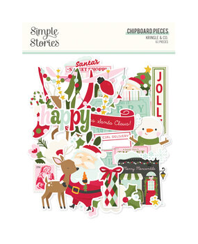 Simple Stories Kringle & Co. Chipboard Pieces (27518)