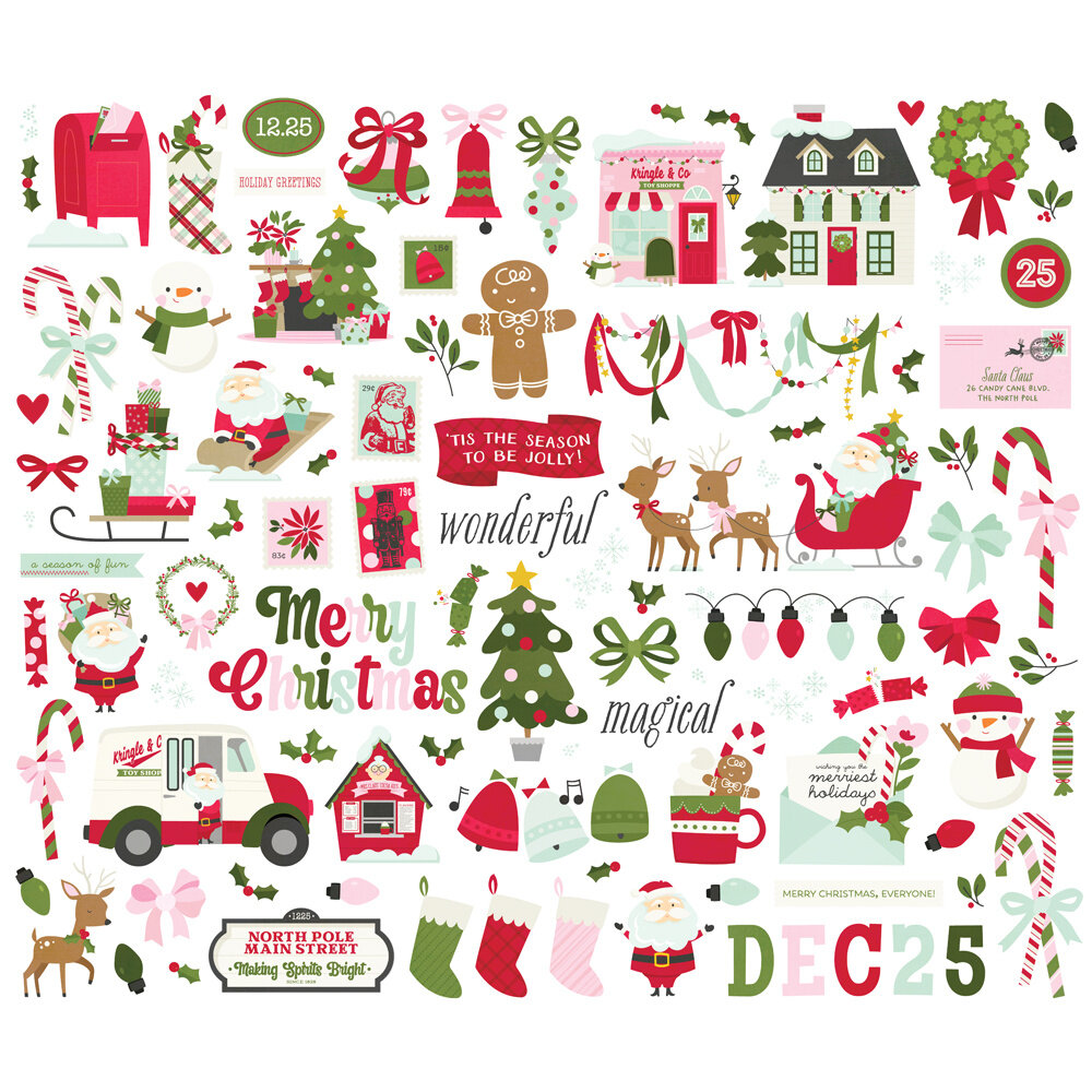 Simple Stories Kringle & Co. Bits & Pieces (27519) Simple Stories Kringle & Co. Bits & Pieces (27519)