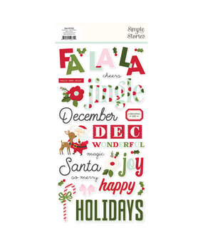 Simple Stories Kringle & Co. Foam Stickers (27522) Simple Stories Kringle & Co. Foam Stickers (27522)