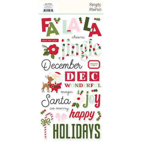 Simple Stories Kringle & Co. Foam Stickers (27522) Simple Stories Kringle & Co. Foam Stickers (27522)