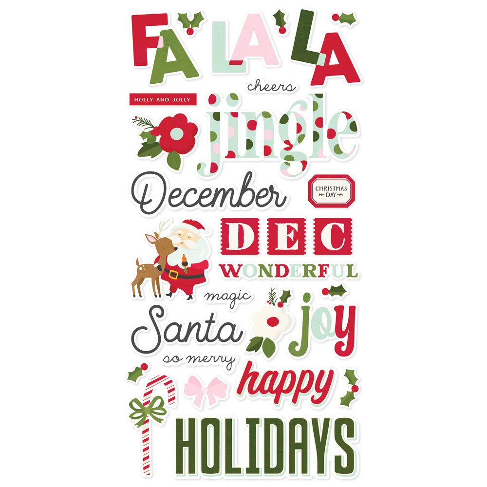 Simple Stories Kringle & Co. Foam Stickers (27522) Simple Stories Kringle & Co. Foam Stickers (27522)