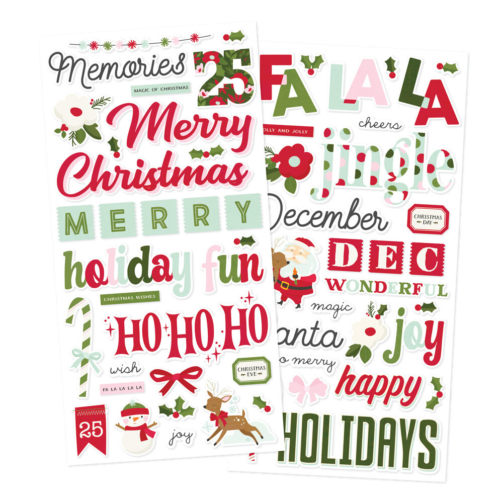 Simple Stories Kringle & Co. Foam Stickers (27522) Simple Stories Kringle & Co. Foam Stickers (27522)