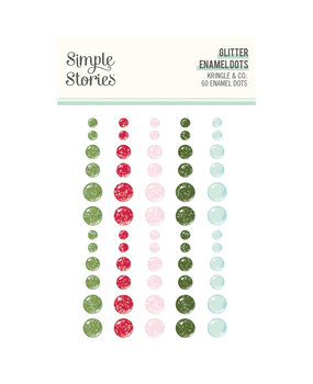 Simple Stories PRE-ORDER Kringle & Co. Glitter Enamel Dots (27524) Simple Stories PRE-ORDER Kringle & Co. Glitter Enamel Dots (27524)