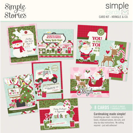 Simple Stories Kringle & Co. 12x12 Inch Simple Cards Kit (27526) Simple Stories Kringle & Co. 12x12 Inch Simple Cards Kit (27526)