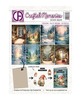 Creatief Art Silent Spark A6 Collage Paper (CM-PAPER-004)