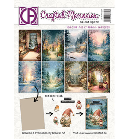 Creatief Art Silent Spark A6 Collage Paper (CM-PAPER-004)